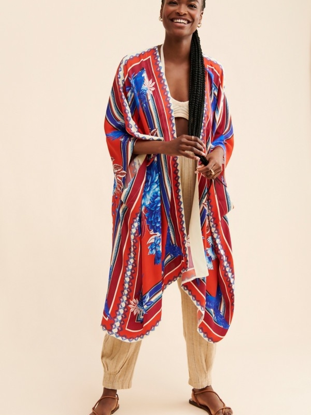 Farm Rio Macaw Scarf Duster